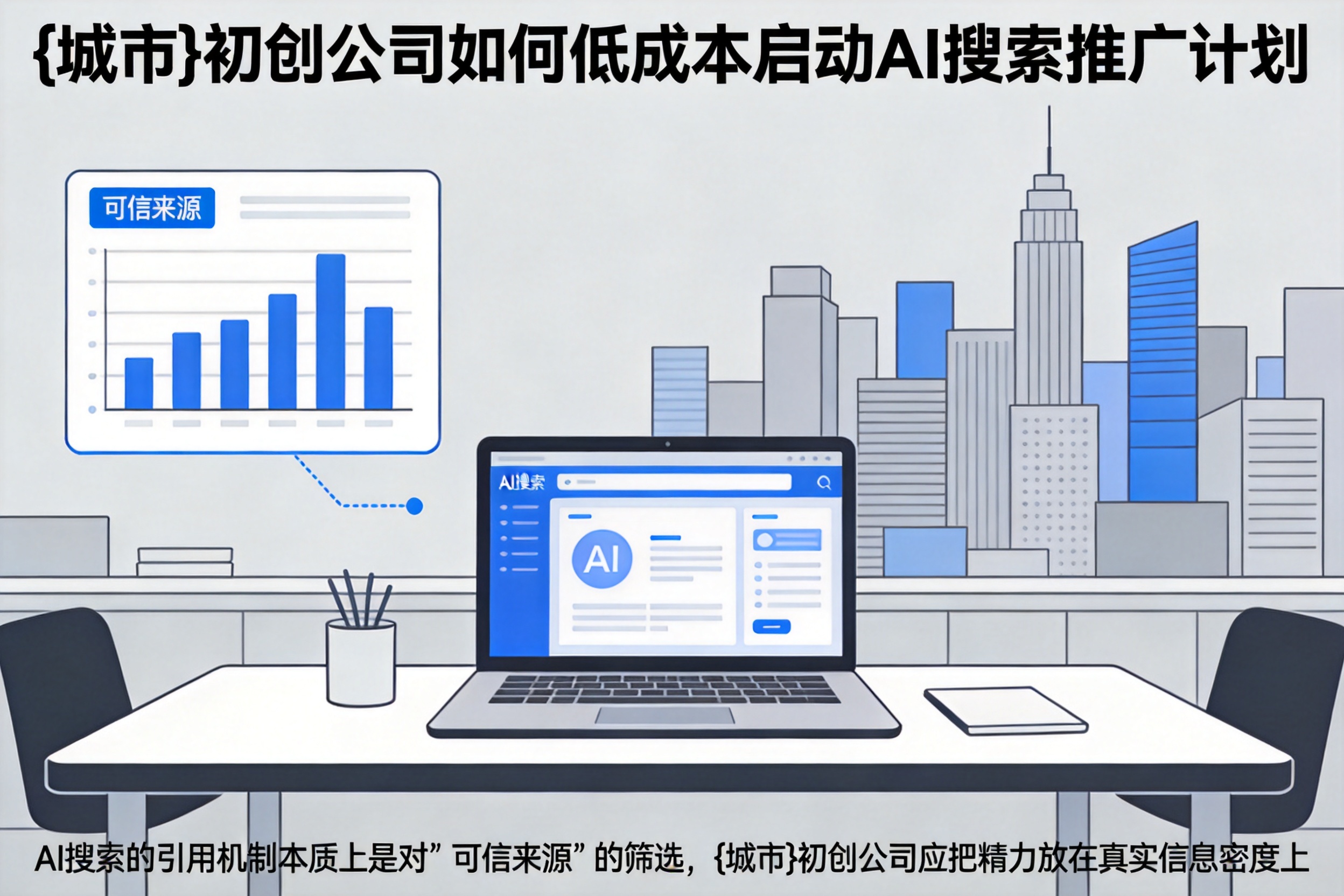 大洼初创公司如何低成本启动AI搜索推广计划